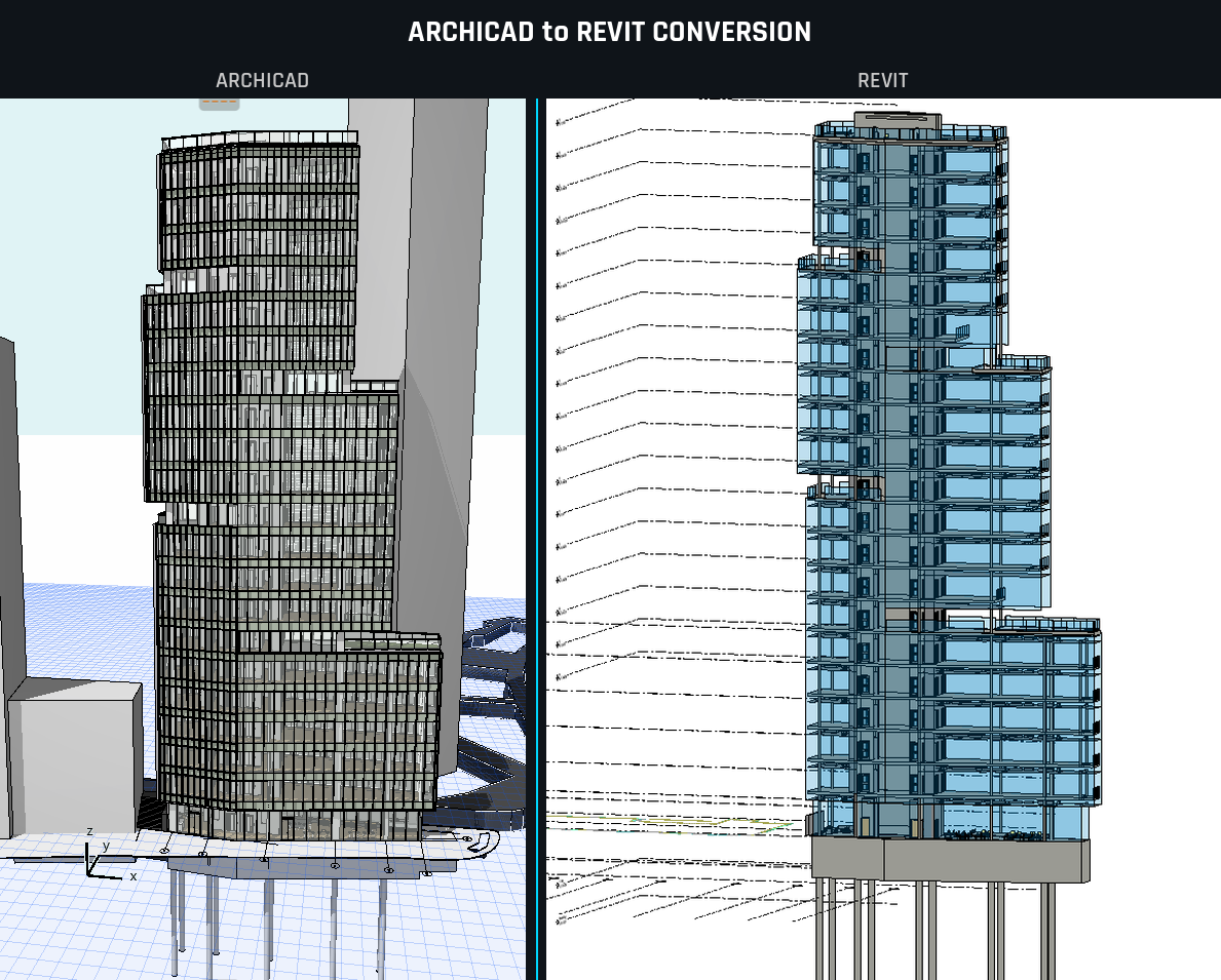 ArchiCAD to Revit conversion